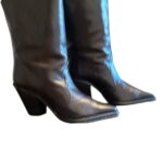 Aldo Castagna stivali texani neri num. 39