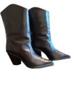 Aldo Castagna stivali texani neri num. 39