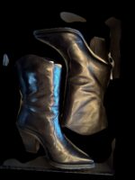 Aldo Castagna stivali texani neri num. 39