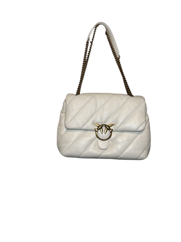4200 Pinko Borsa Love Classic Puff Maxy Bianca