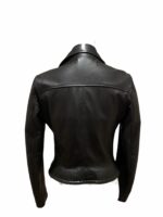 Elevenone Giacca in pelle nera Taglia M