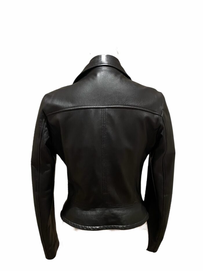 Elevenone Giacca in pelle nera Taglia M