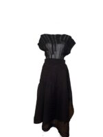 Cpò completo con gonna nero taglia L