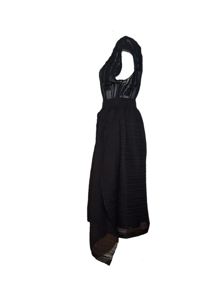 Cpò completo con gonna nero taglia L