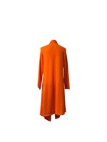 Cardigan Lungo Blumarine Arancione in 70% Kashmir e 30% Seta Tg. IT 44