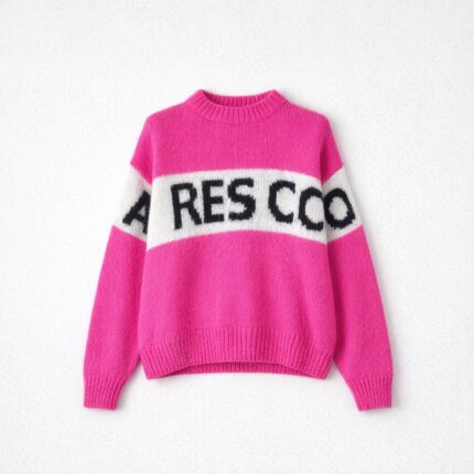 Maglione MC2 Saint Barth Fucsia "Après Chic" Après-Ski Collection Tg. L